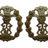 Pair of Middlesex Regiment Collar Badges
