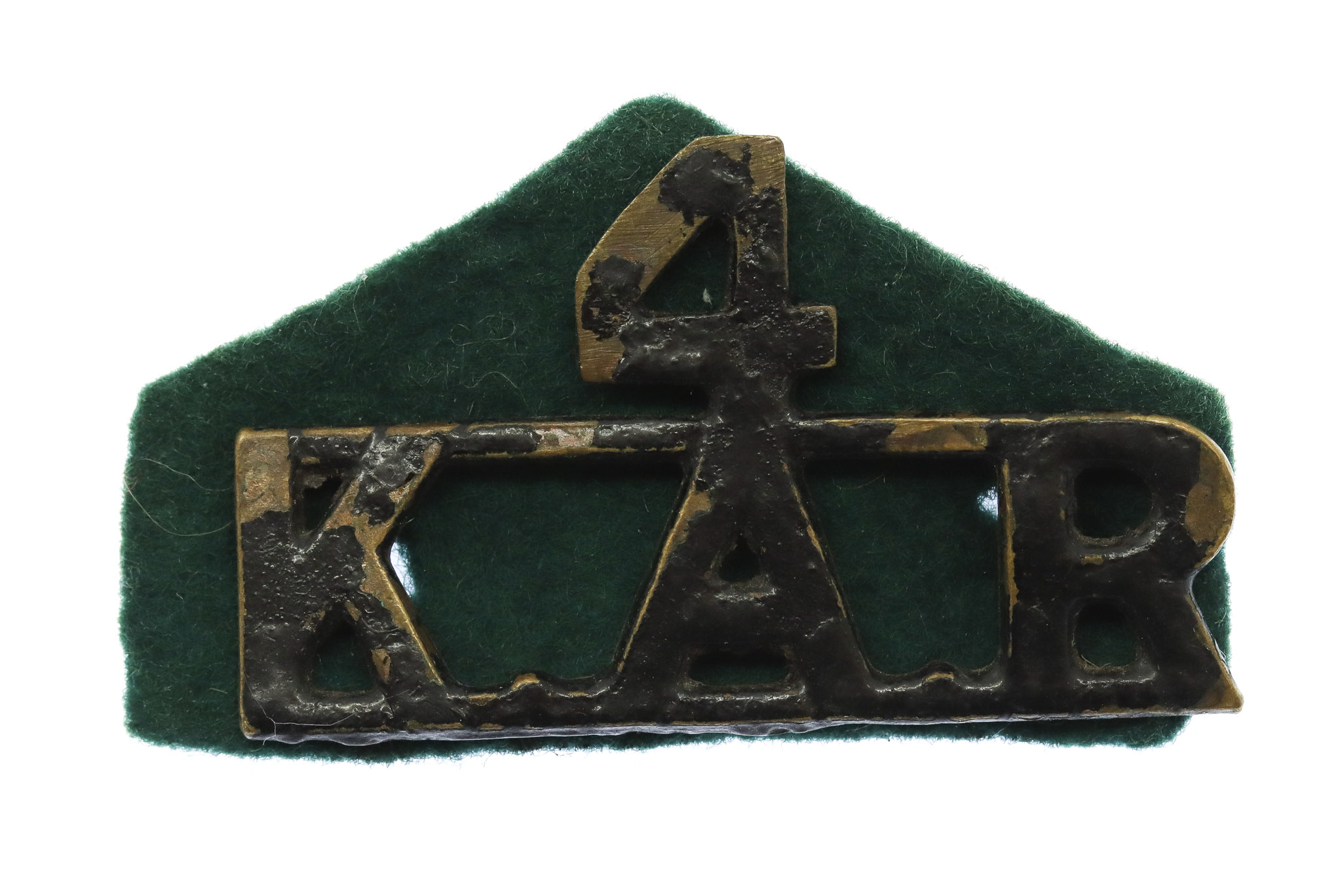 4th Bn. King's African Rifles (4/K.A.R.) Shoulder Title