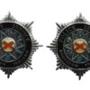 Pair of Police Service Northern Ireland Collar Badges