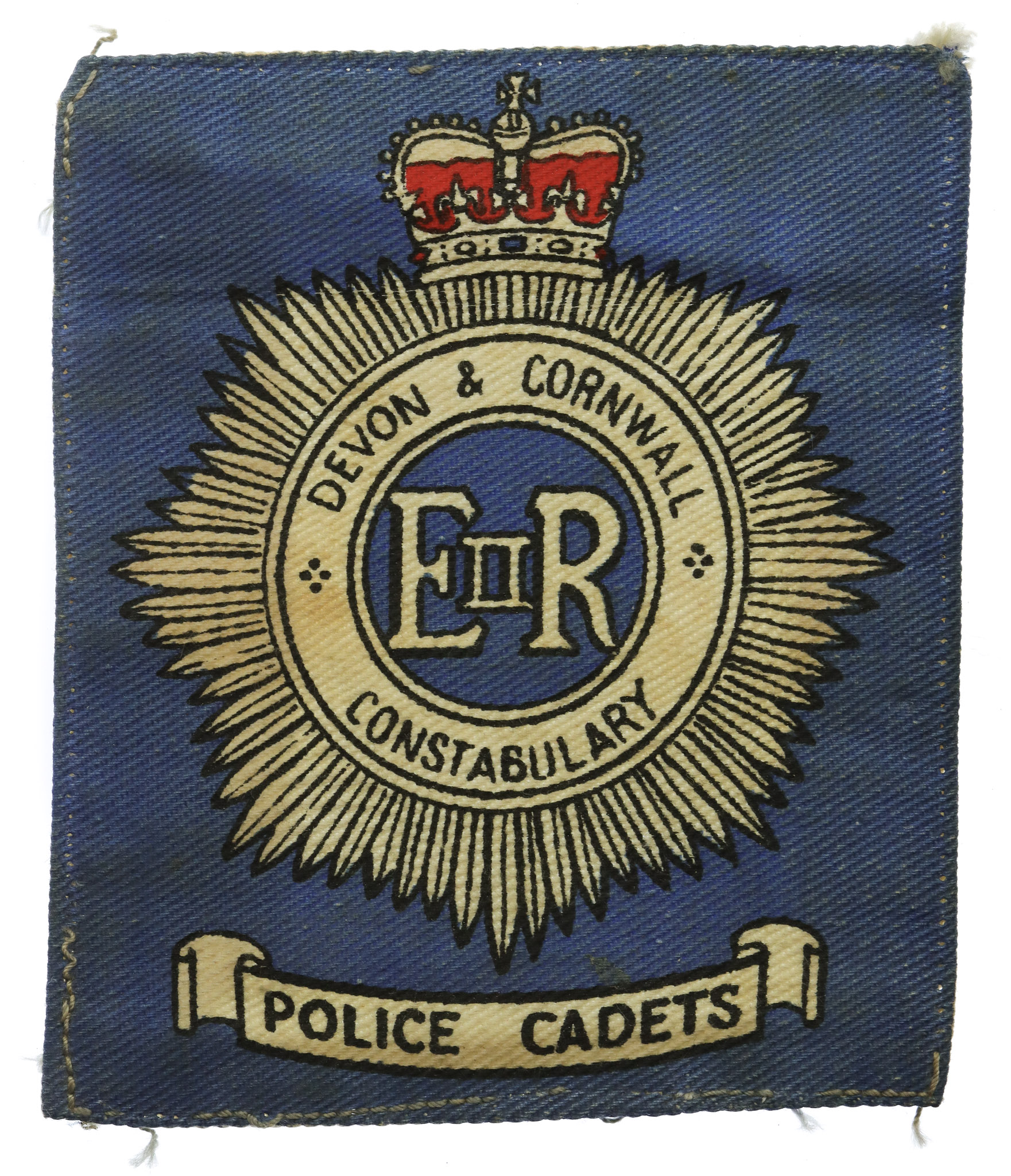 Devon & Cornwall Constabulary Police Cadets Printed Cloth Patch Badge