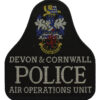 Devon & Cornwall Police Air Operations Unit Cloth Bell Patch Badge