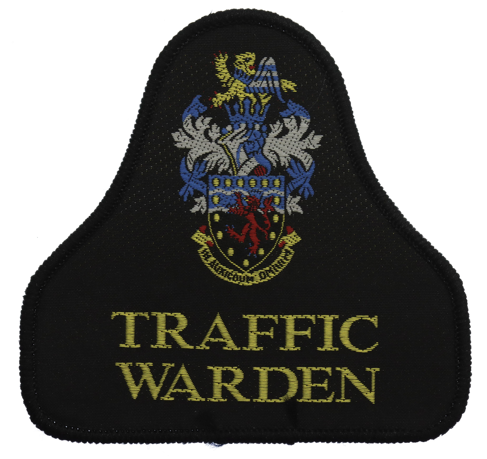 Devon & Cornwall Traffic Warden Cloth Bell Patch Badge