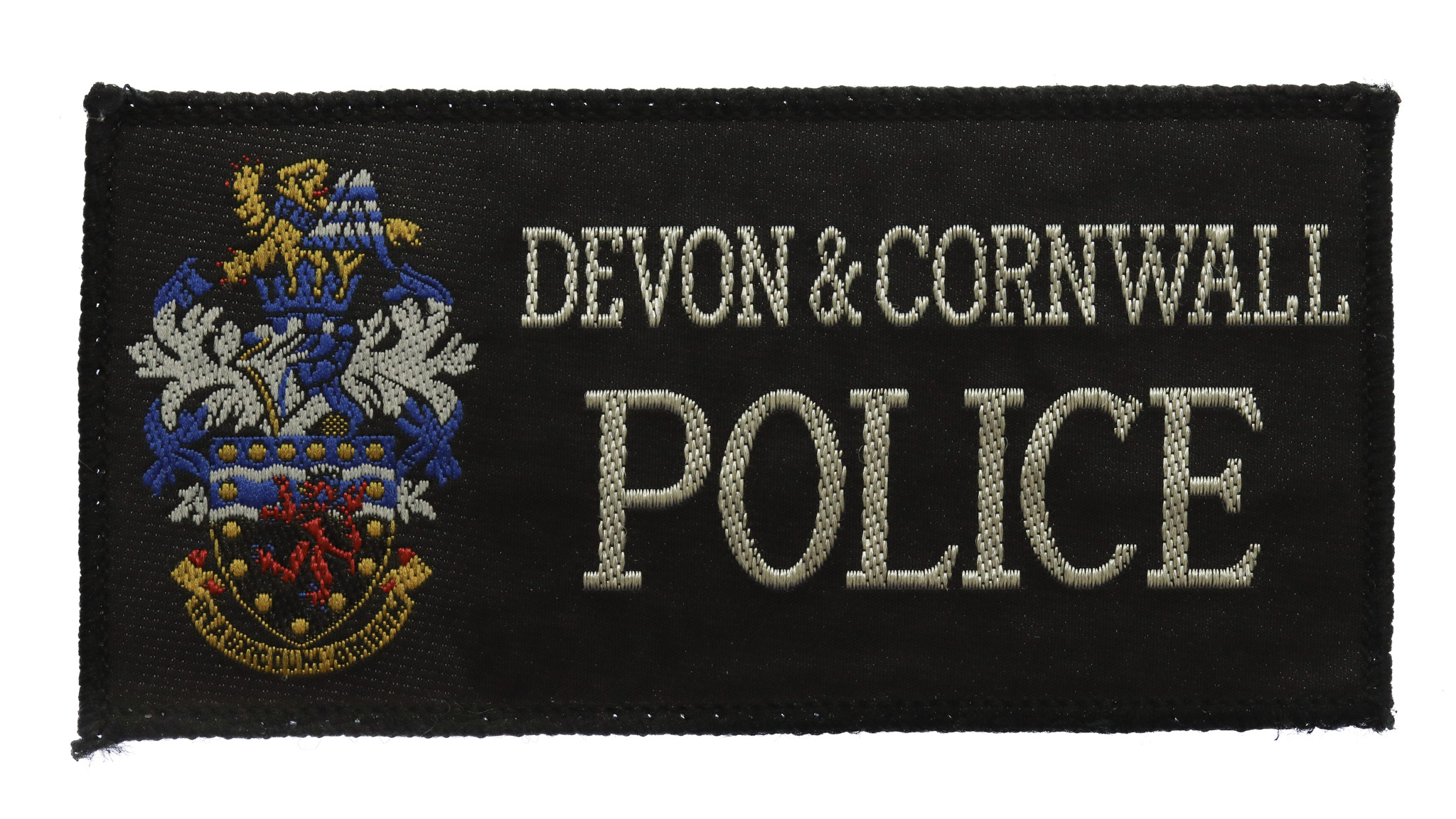 Devon & Cornwall Police Cloth Patch Badge