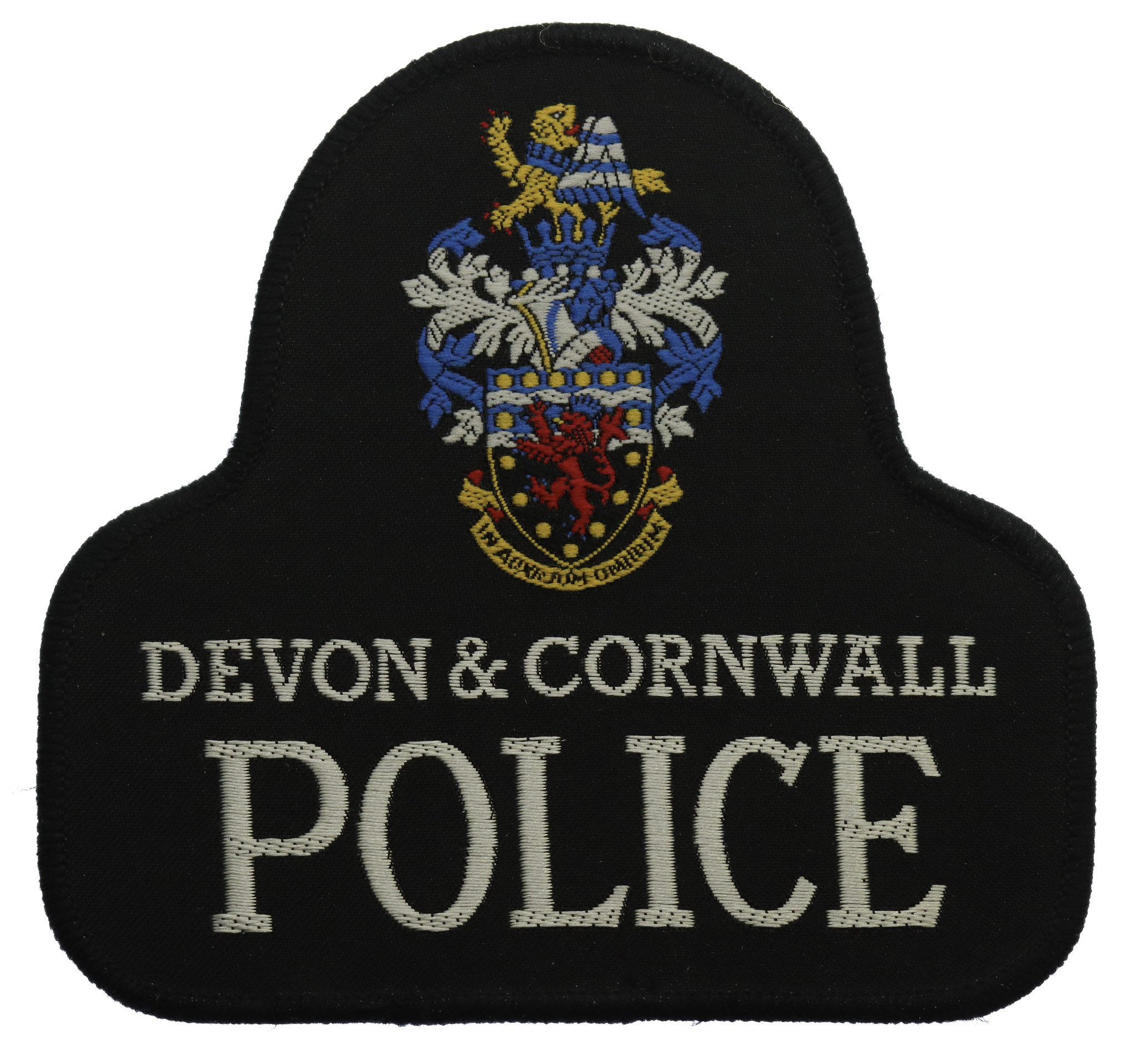 Devon & Cornwall Police Cloth Bell Patch Badge