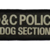 Devon & Cornwall Police Dog Section Cloth Patch Badge