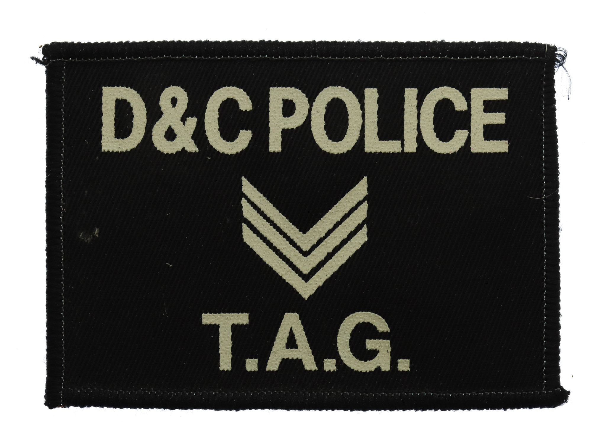 Devon & Cornwall Police T.A.G. (Tactical Aid Group) Sergeant Cloth Patch Badge
