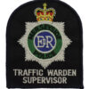 Merseyside Police Traffic Warden Supervisor Cloth Patch Badge