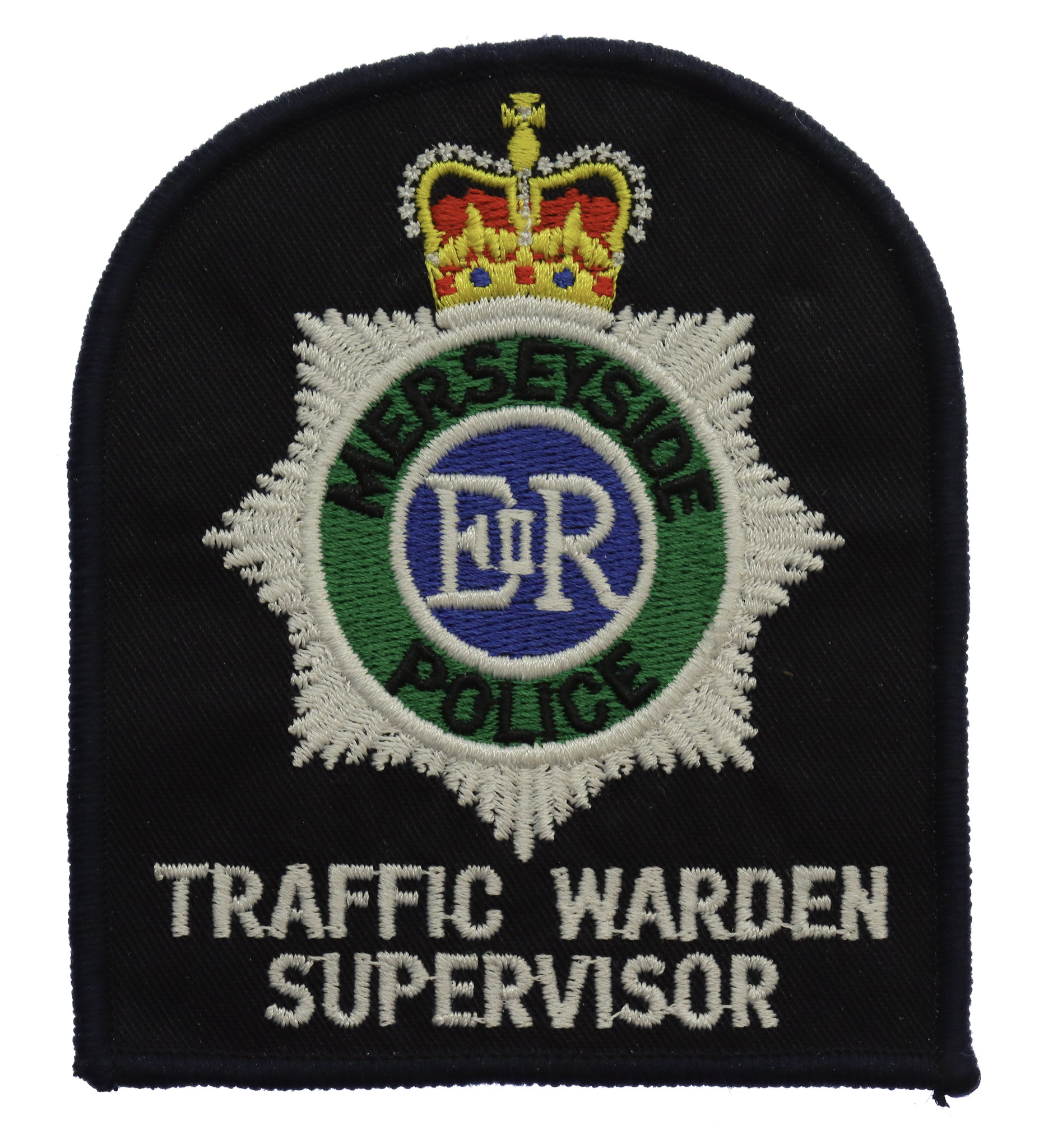 Merseyside Police Traffic Warden Supervisor Cloth Patch Badge
