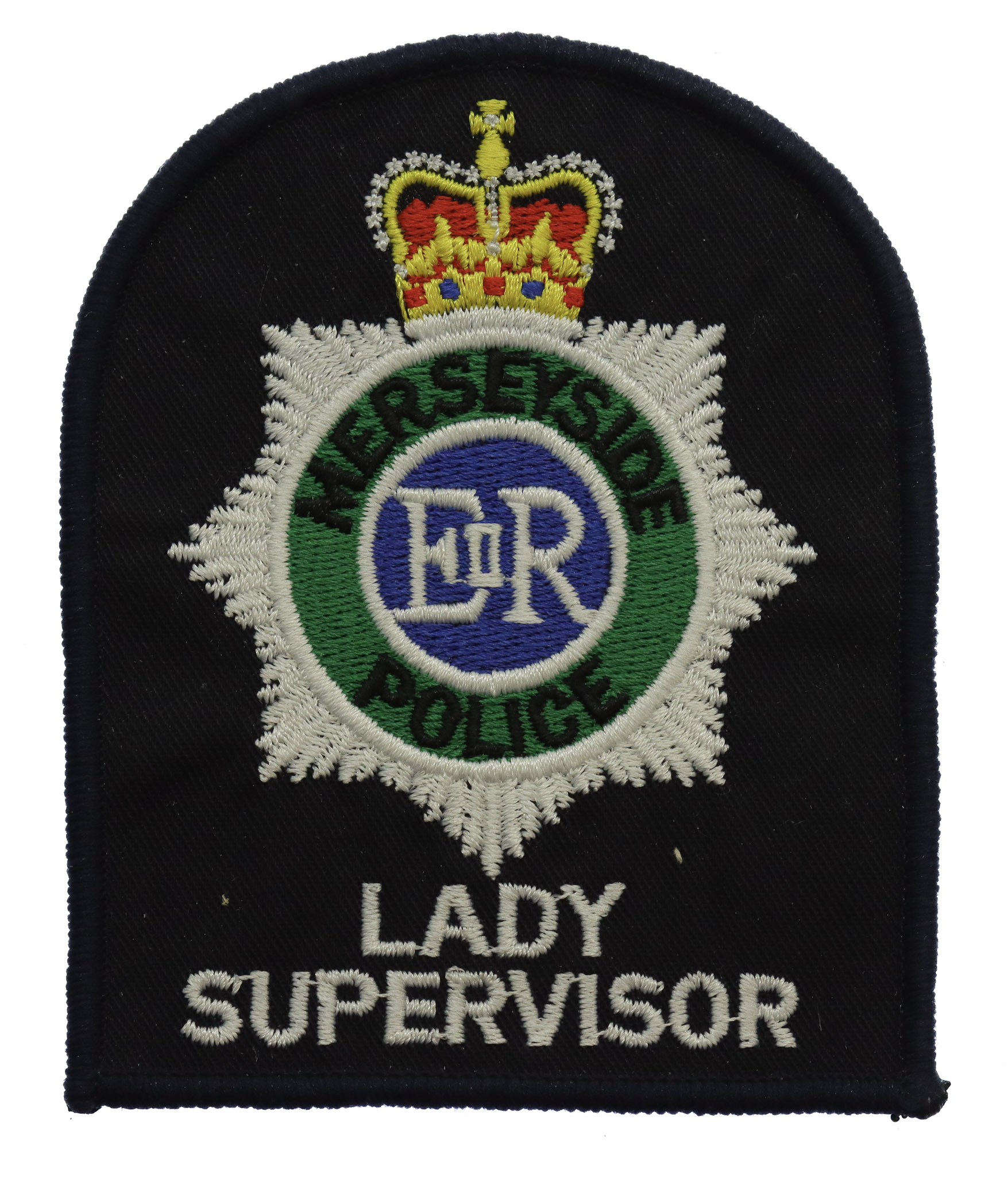 Merseyside Police Lady Supervisor Cloth Patch Badge