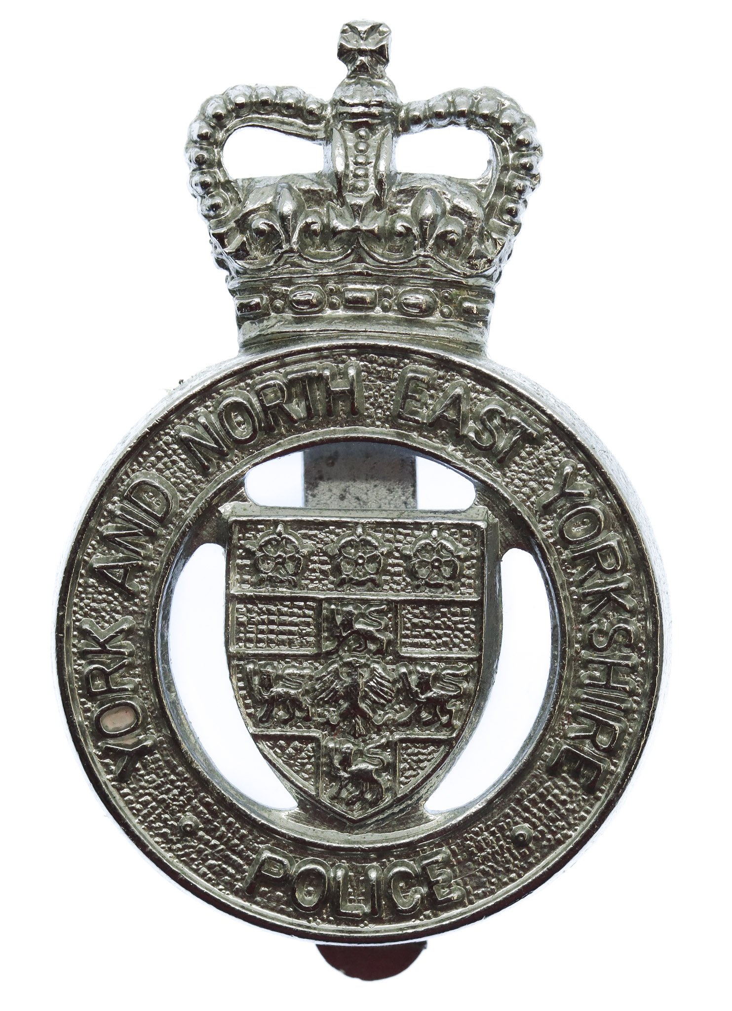 York and North East Yorkshire Police Cap Badge - Queen's Crown