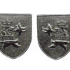 Pair of Cleveland Constabulary Collar Badges