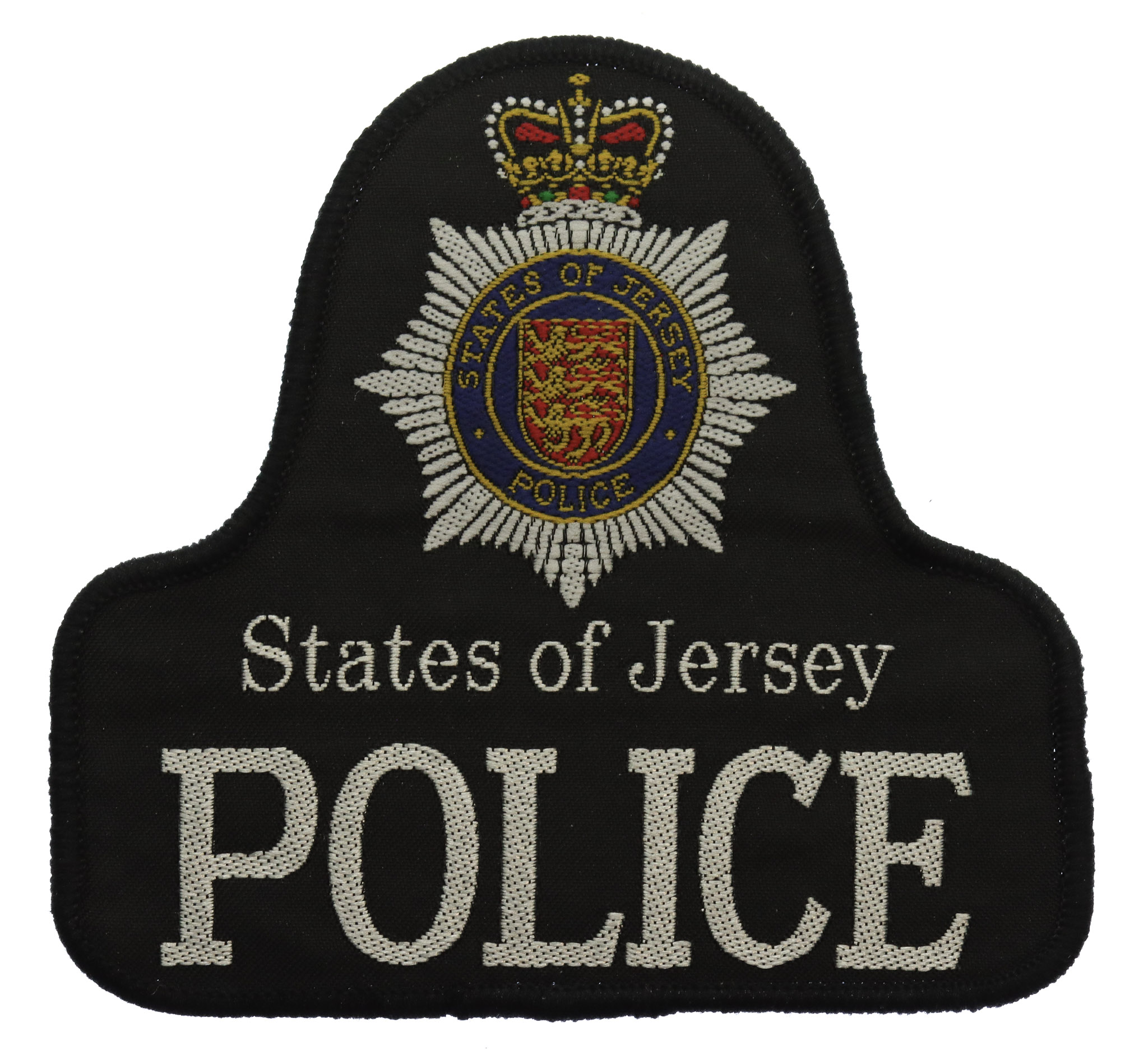 States of Jersey Police Cloth Bell Patch Badge