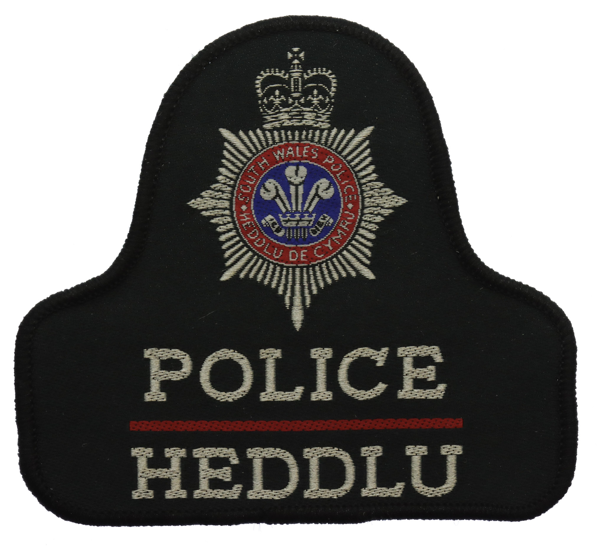 South Wales Police Heddlu de Cymru Cloth Bell Patch Badge