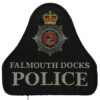 Falmouth Docks Police Cloth Bell Patch Badge
