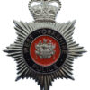 West Yorkshire Police Enamelled Helmet Plate - Queen's Crown