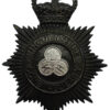 Lincolnshire Constabulary Night Helmet Plate - Queen's Crown