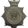 Derby County & Borough Constabulary Helmet Plate - Queen's Crown