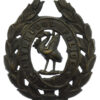 Liverpool City Police Blackened Brass Wreath Helmet Plate 