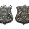 Pair of Nottingham City Police Collar Badges