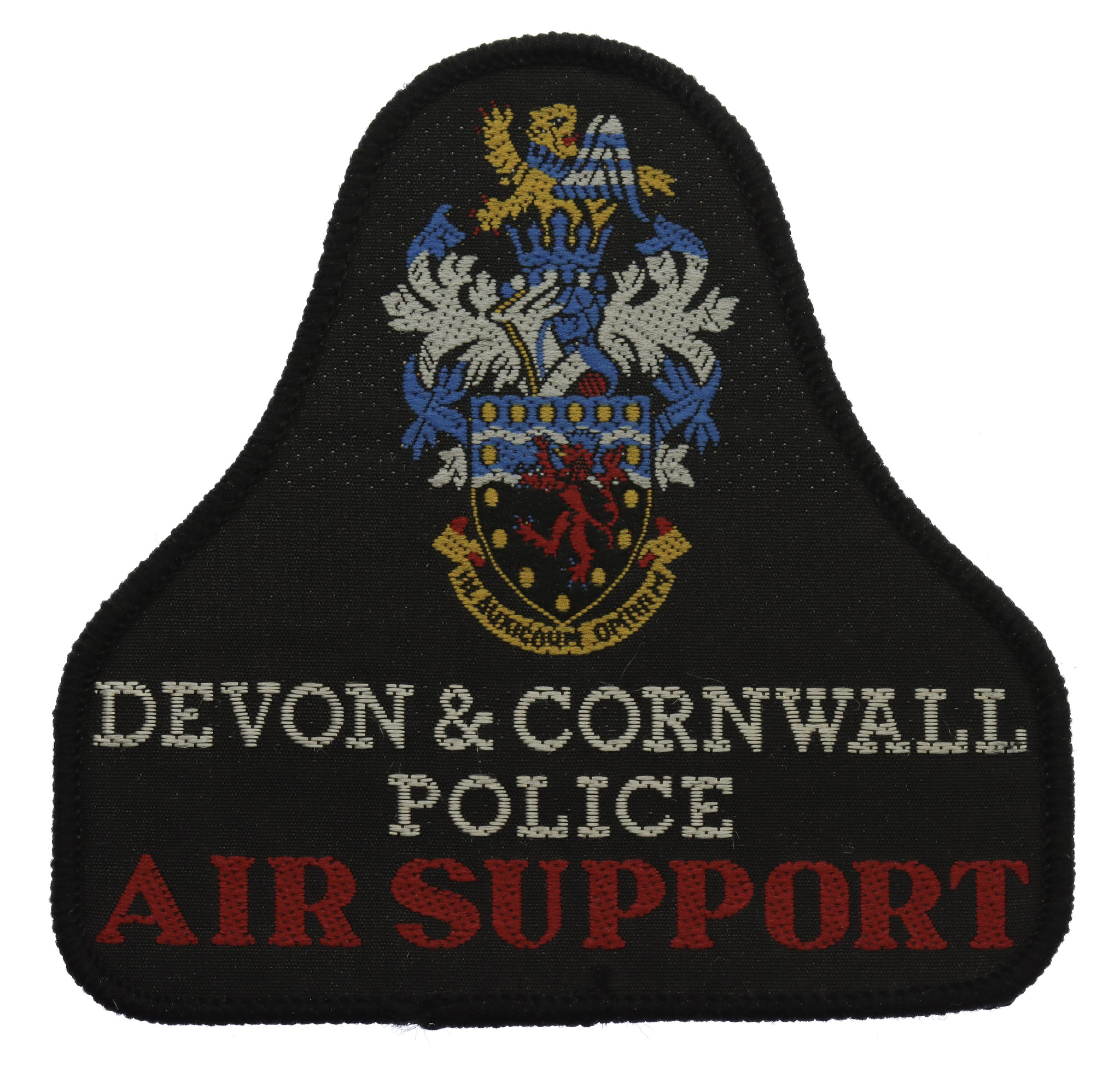 Devon & Cornwall Police Air Support Cloth Bell Patch Badge