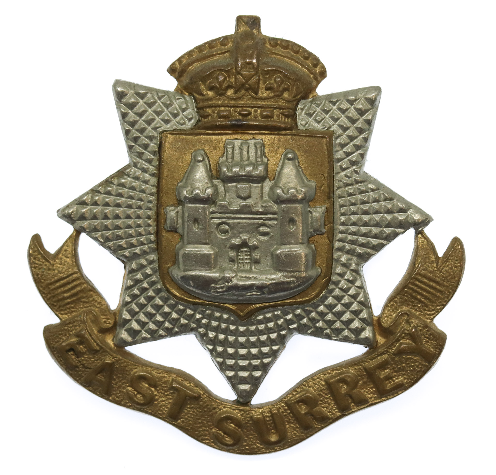 Victorian East Surrey Regiment Cap Badge
