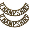 Pair of Royal Hampshire Regiment (R.HAMPSHIRE) Officer's Shoulder Titles