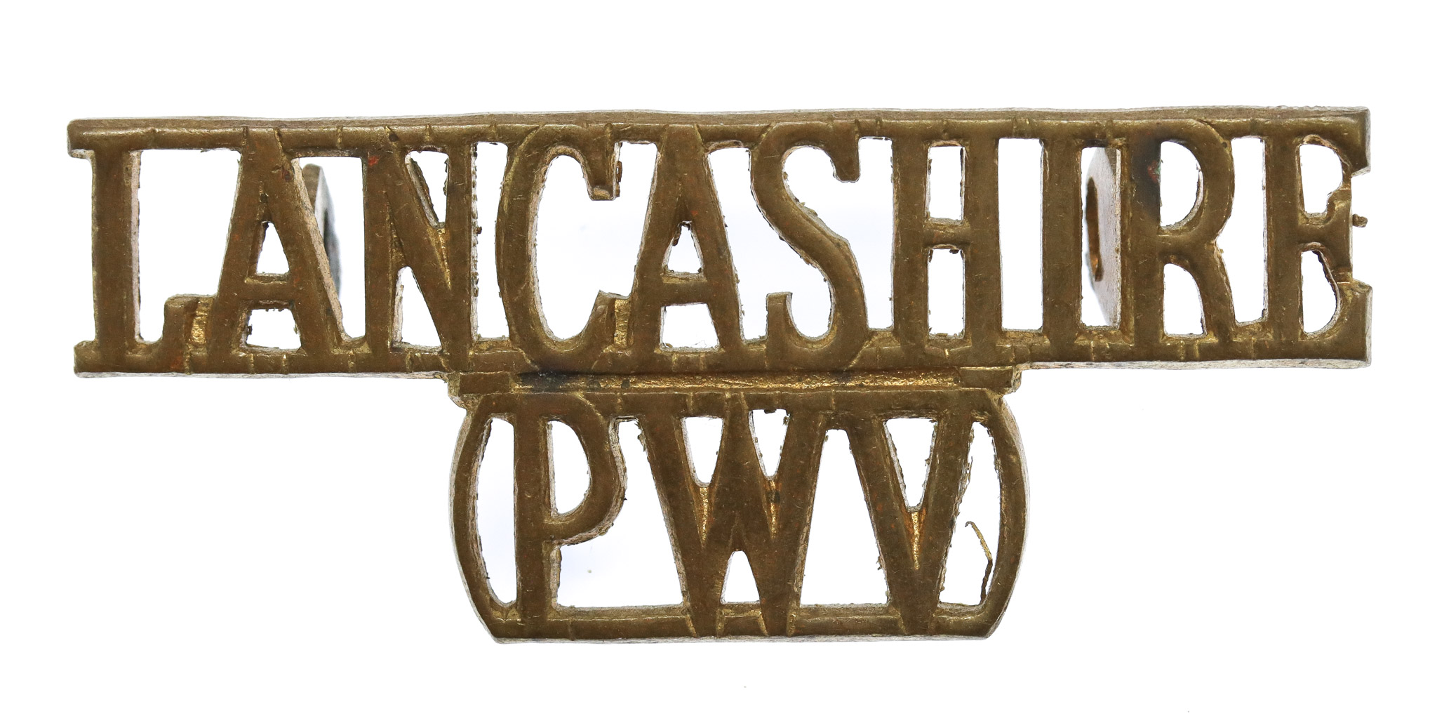 Lancashire Regiment (LANVCASHIRE/P.W.V.) Shoulder Title