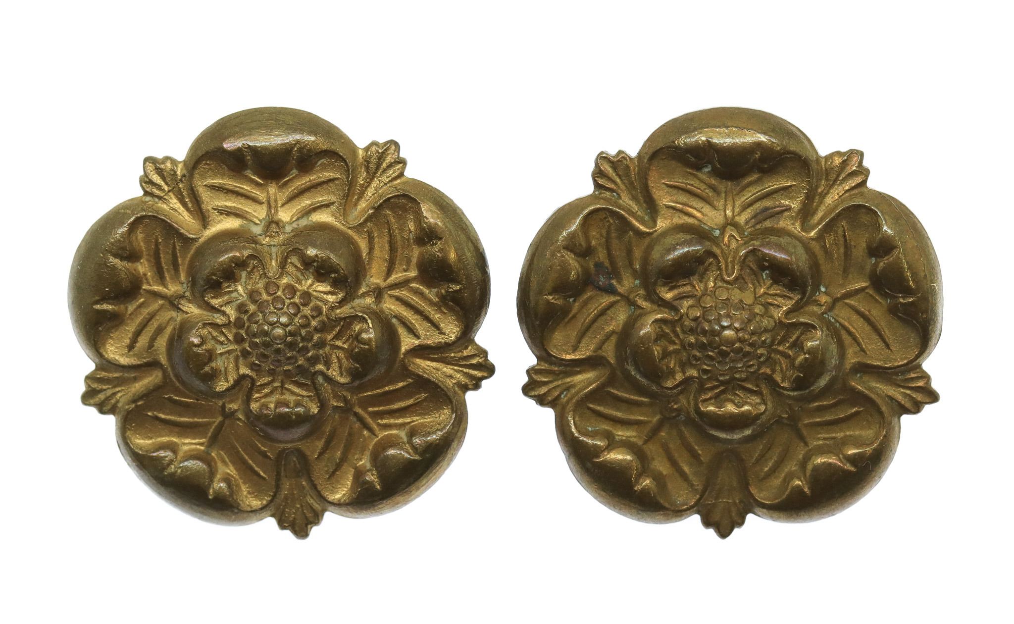 Pair of East Lancashire Regiment Collar Badges