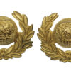 Pair of Royal Marines Senior N.C.O.'s Gilt Collar Badges