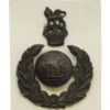Royal Marines Officer's Service Dress 2 Part Cap Badge - King's Crown