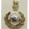 Royal Marines Officer's Anodised (Staybrite) Beret Badge - Queen's Crown