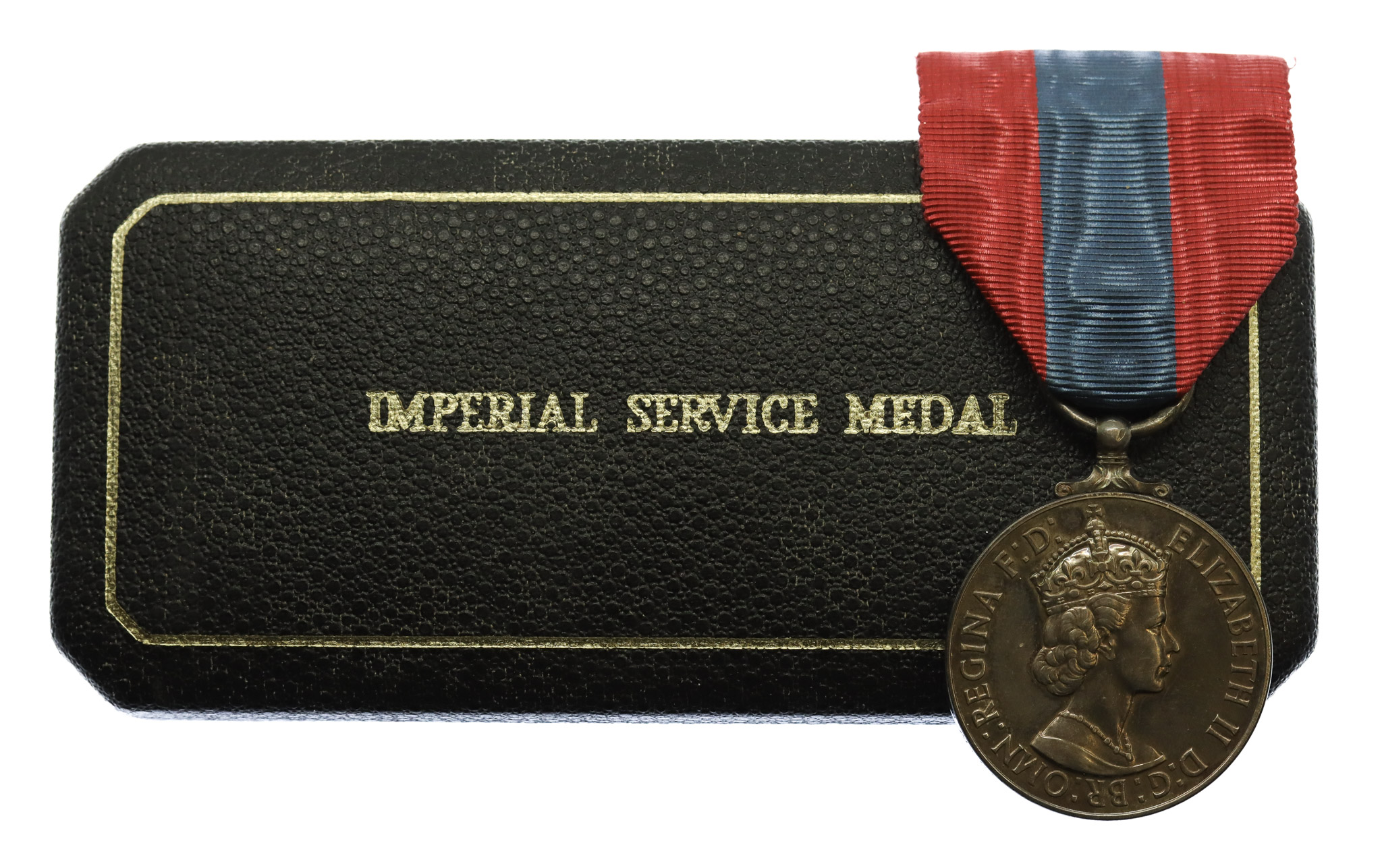 Elizabeth II Imperial Service Medal in Box of Issue - Archibald Johnstone Donaldson