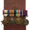 WW1 1914 Mons Star & Bar, British War, Victory and Long Service & Good Conduct Medal Group of Four - Pte. J. Brook, 2nd Bn. York & Lancaster Regiment