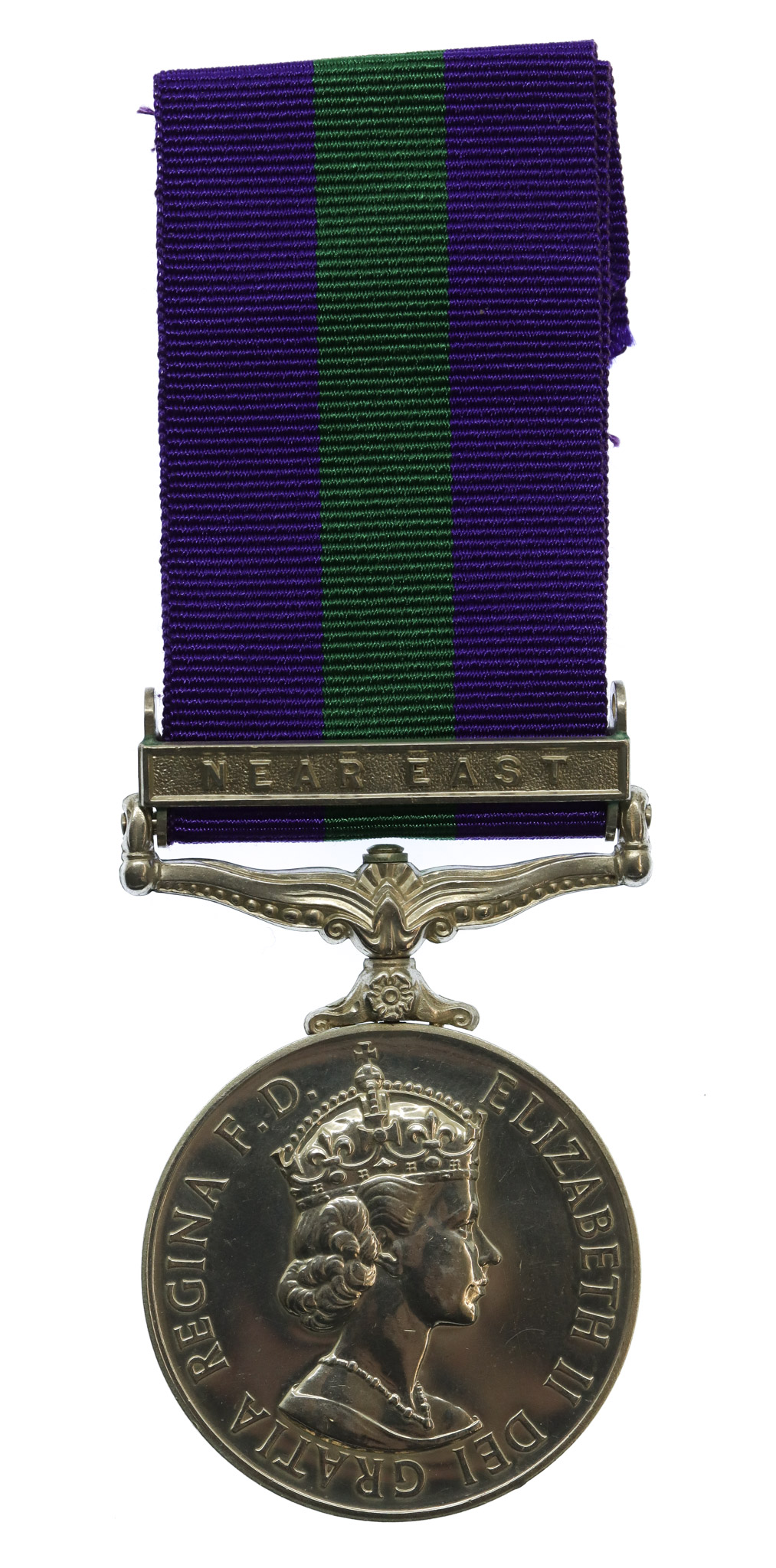 General Service Medal (Clasp - Near East) - Pte. K. Wright, West Yorkshire Regiment