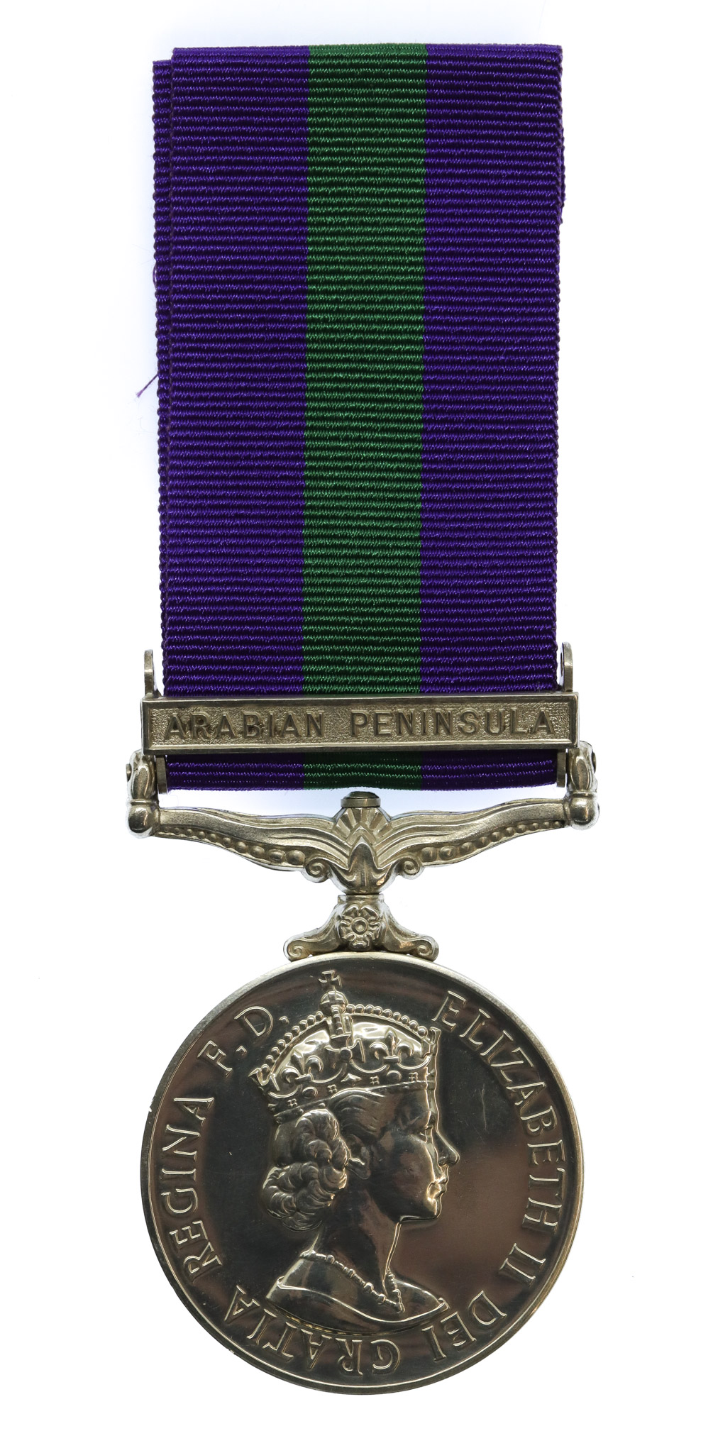 General Service Medal (Clasp - Arabian Peninsula) - Pte. A. Gledhill, Prince of Wales's Own Regiment of Yorkshire