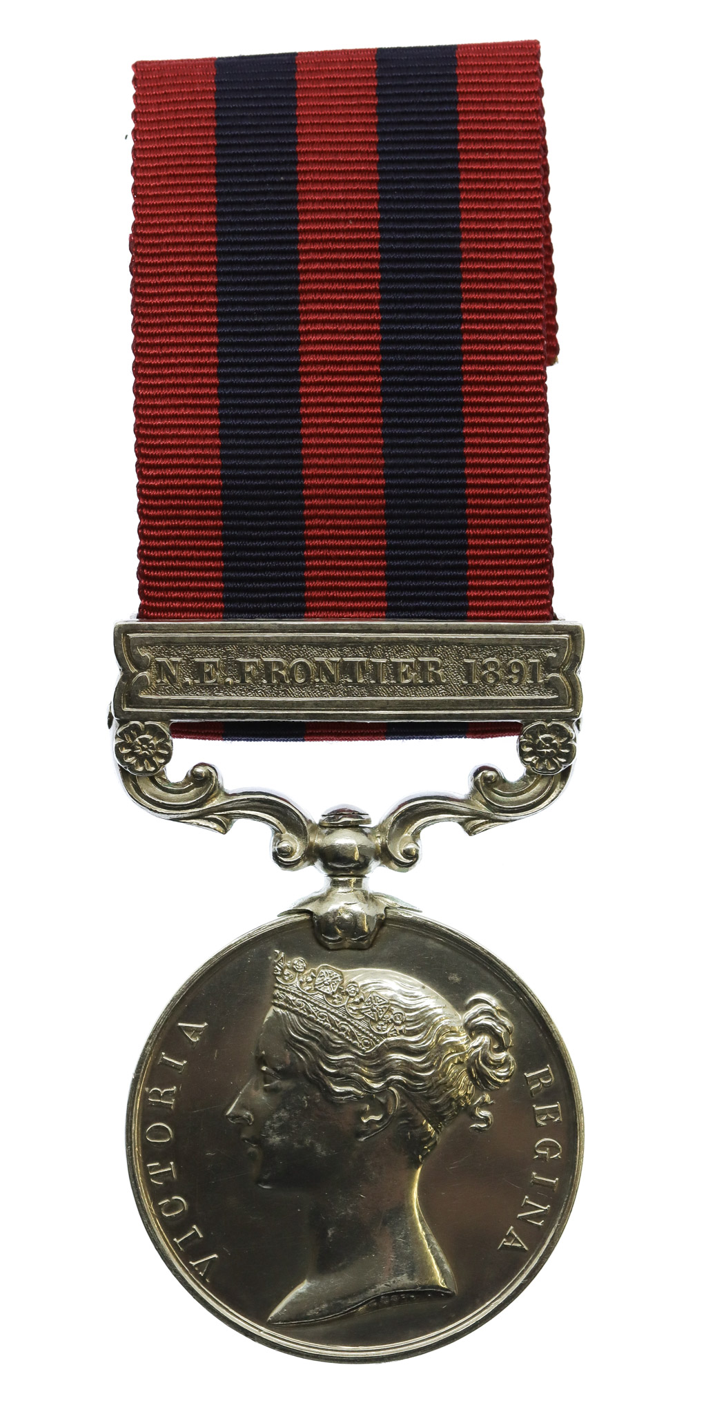 1854 India General Service Medal (Clasp - N.E. Frontier 1891) - Pte. C. Bonner, 4th Bn. King's Royal Rifle Corps