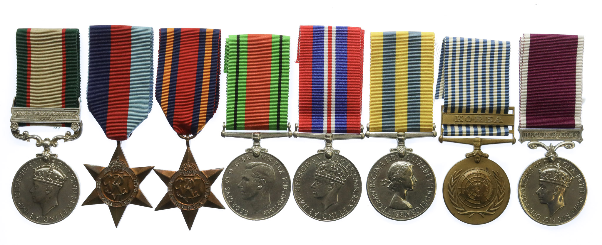 1936 IGS, WW2 and Korean War Long Service Medal Group of Eight - W.O.Cl.2. A.A. Butler, Royal Warwickshire Regiment / R.A.S.C. 