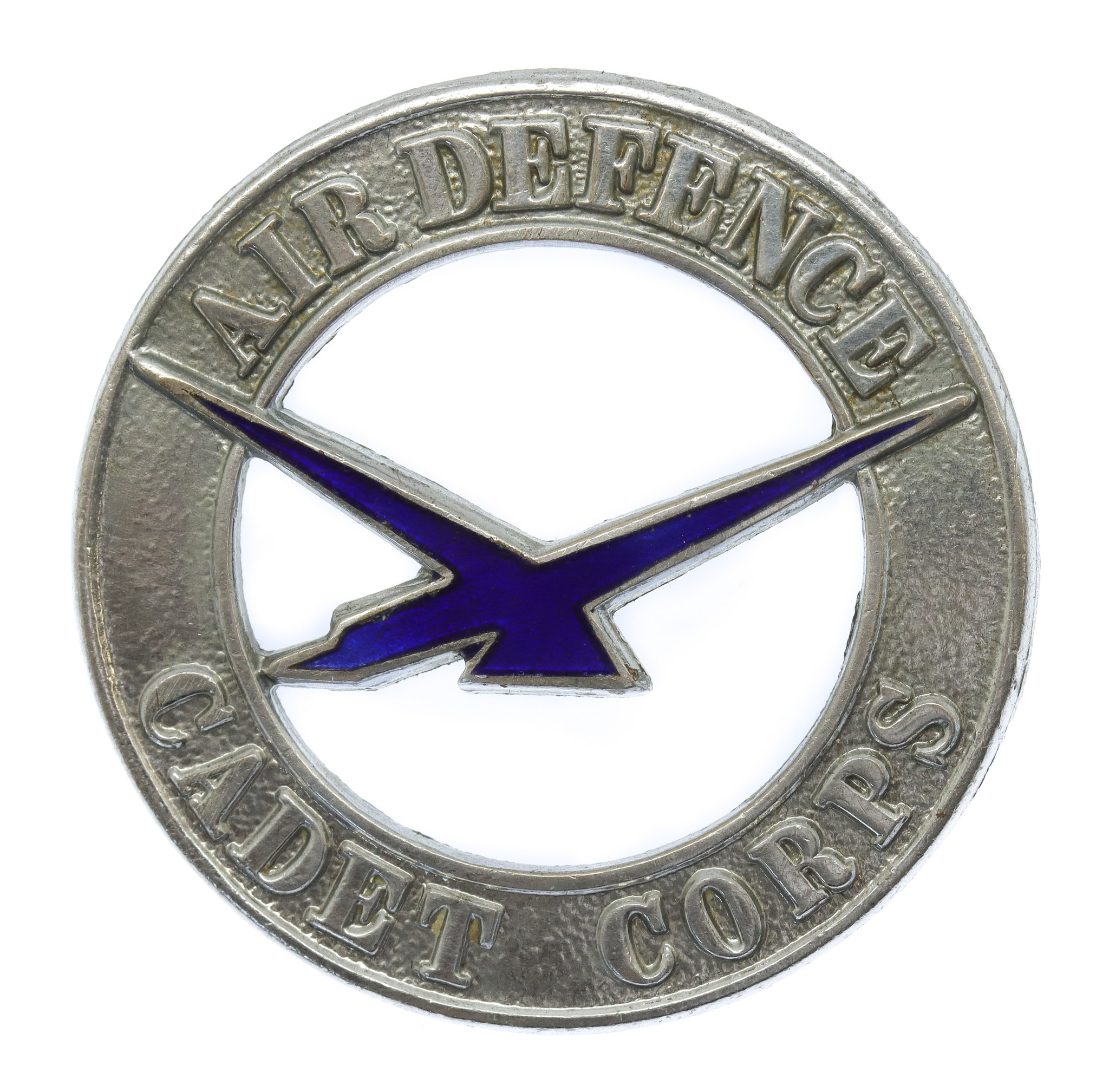 WW2 Air Defence Cadet Corps Enamelled Cap Badge