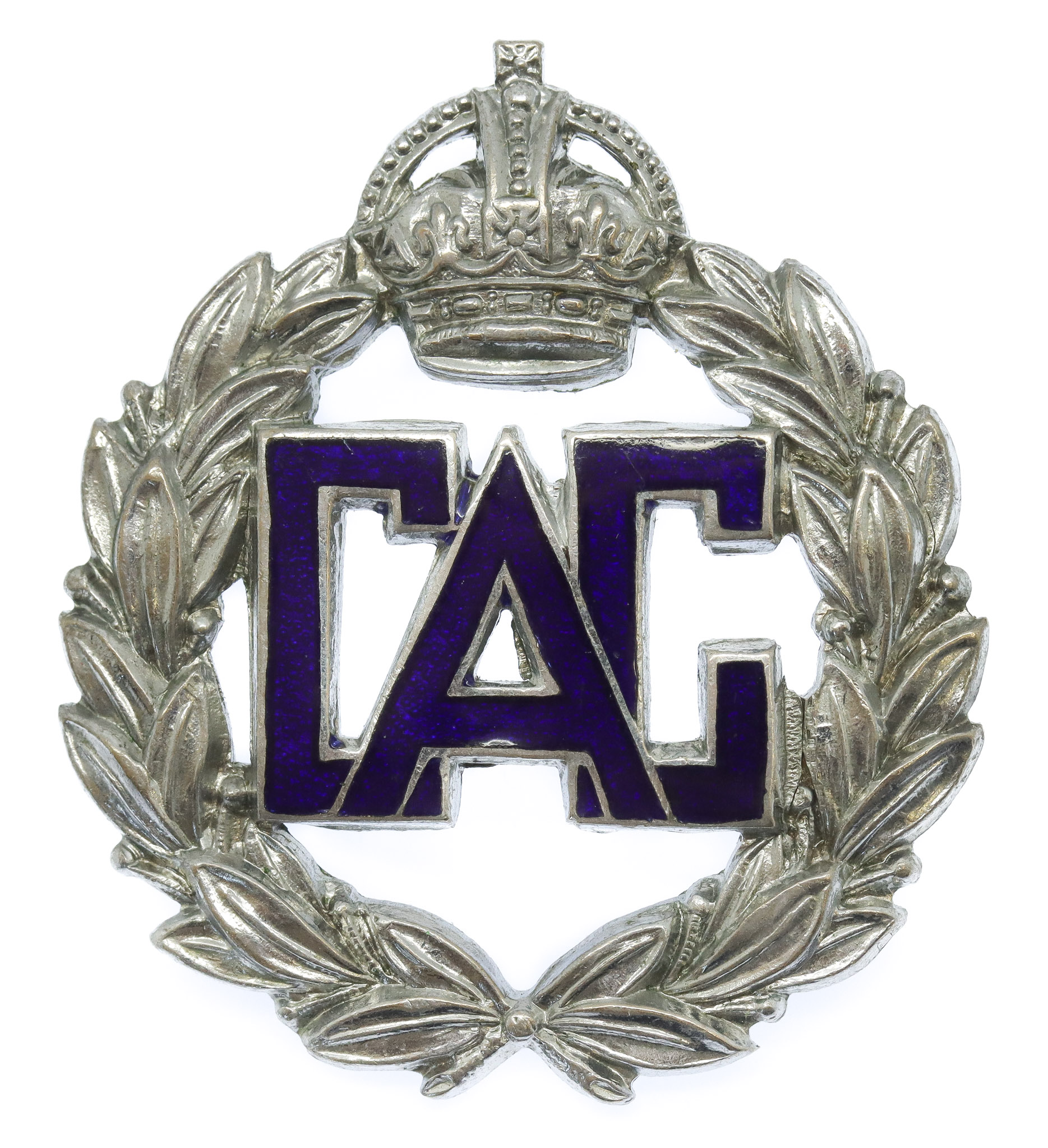 WW2 Civil Air Guard Enamelled Cap Badge