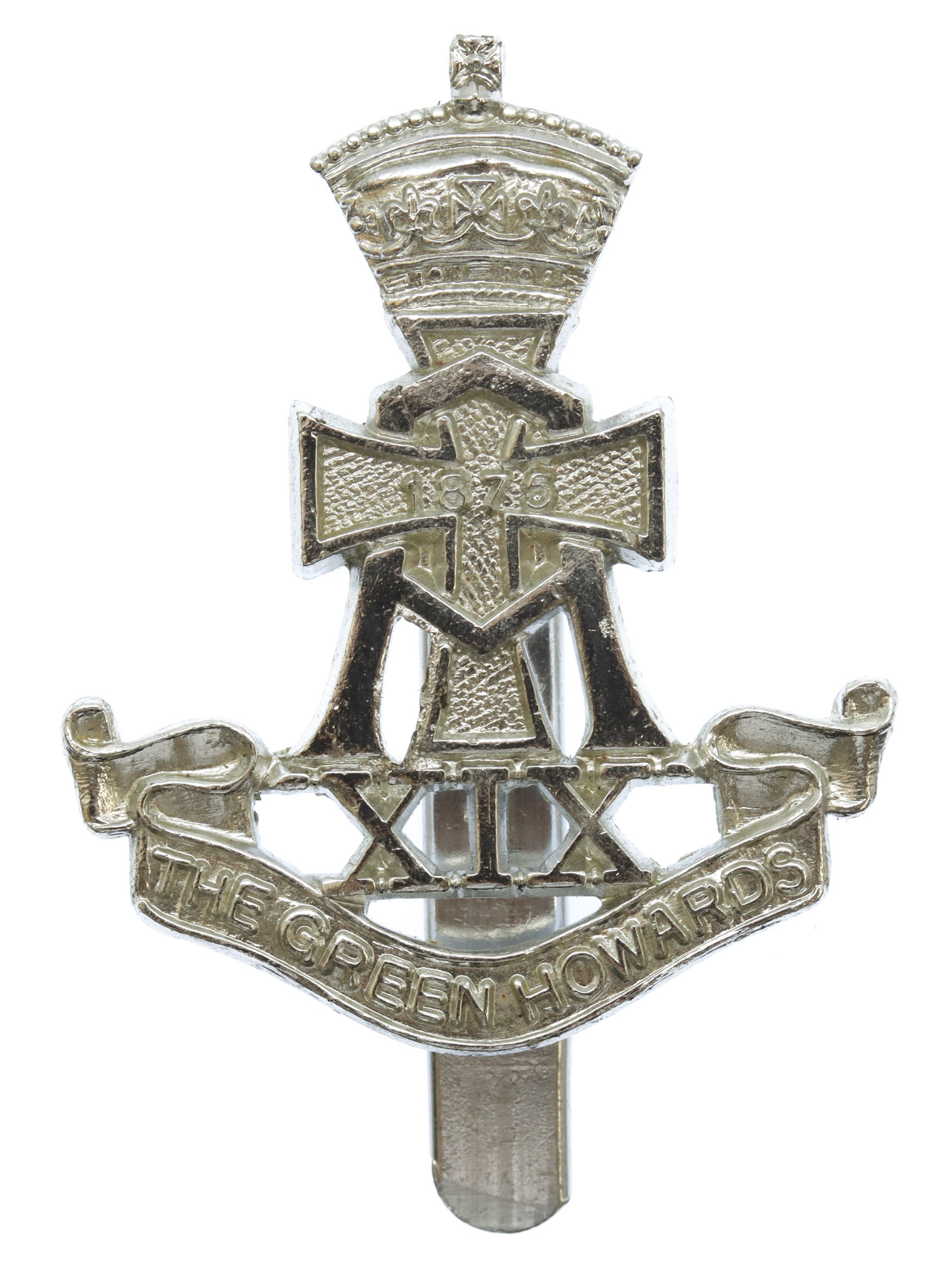 Green Howards Anodised (Staybrite) Cap Badge