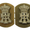 Pair of Yorkshire Regiment (Green Howards) Collar Badges