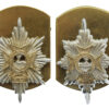 Pair of Worcestershire & Sherwood Foresters Anodised (Staybrite) Collar Badges