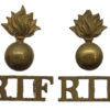 Pair of Royal Irish Fusiliers (Grenade/R.I.F.) Shoulder Titles