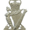 Royal Ulster Rifles Anodised (Staybrite) Cap Badge - Queen's Crown