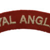 Royal Anglian Regiment (ROYAL ANGLIAN) Cloth Shoulder Title