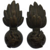 Pair of Royal Welch Fusiliers Officer's Service Dress Collar Badges