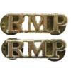 Pair of Royal Military Police (R.M.P.) Anodised (Staybrite) Shoulder Titles