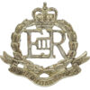 Royal Military Police (R.M.P.) Officer's Silvered Cap Badge