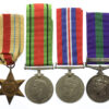 WW2, General Service Medal (Clasp - Palestine 1945-48) and Long Service & Good Conduct Medal Group of Six - W.O.Cl.2. G. Wade, Royal Army Service Corps