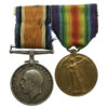 WW1 British War & Victory Medal Pair - Pte. J. Harrison, 18th (2nd Bradford Pals) Bn. West Yorkshire Regiment